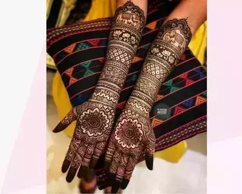 Simple Arabic Henna Mehndi Designs For Wedding - Mehndi Designs-daiichi.edu.vn