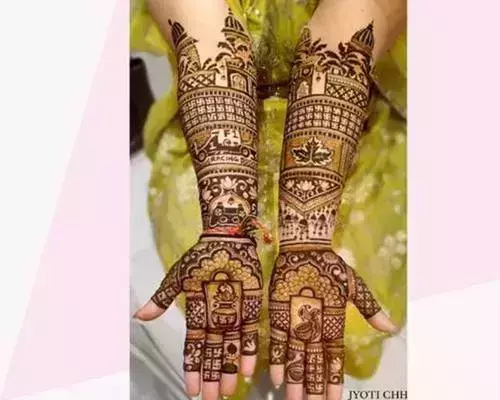 8 New Inspirations for Mehndi Design with Name