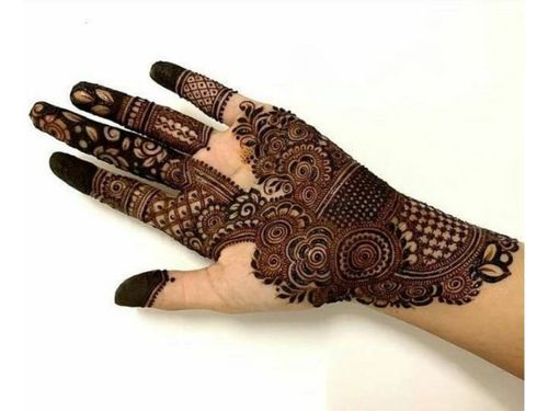 Pakistani Palm Henna Design