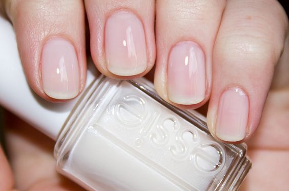 Plain And Glossy Manicure