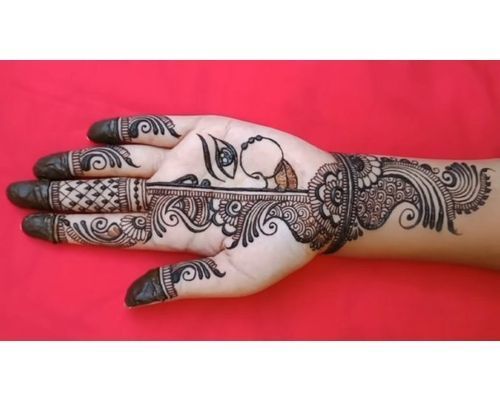 Navratri mehndi designs latest simple mehndi designs 2023 navratri ki mehndi  henna designs arabic garba jai mata di happy navratri mehndi ke designs - Navratri  Mehndi design: गोरे-गोरे हाथों में रचाएं शेरावाली