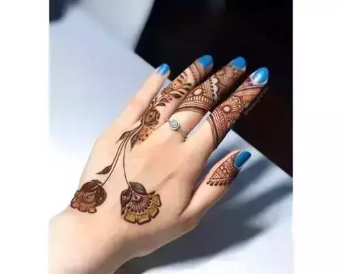 beautiful &stylish finger henna mehndi design for backhand#easy#simple# mehndi desig… | Mehndi designs for girls, Mehndi designs for beginners,  Circle mehndi designs