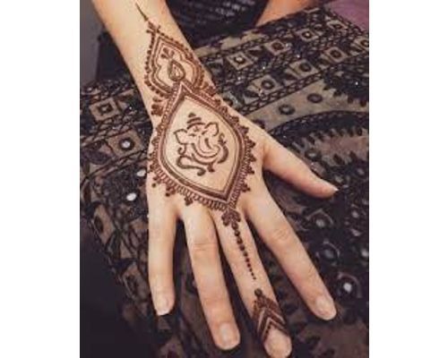 Shree Ganesha 🙏 @niki_mehandi from instagram | Mehndi designs for fingers,  Latest mehndi designs, Baby mehndi design