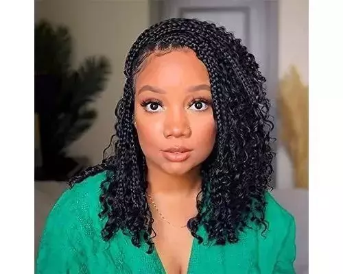 CROCHET BRAIDS WITH CURLY ENDS 