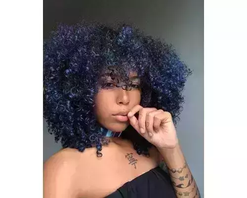 20 Amazing Blue Black Hair Color Looks