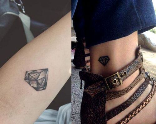 Black Rhombus Tattoo