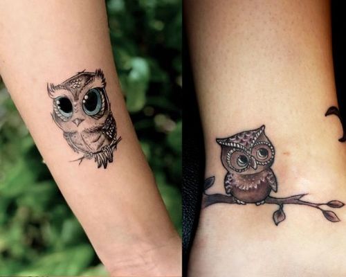 8 Awesome Owl Tattoos Design On Finger