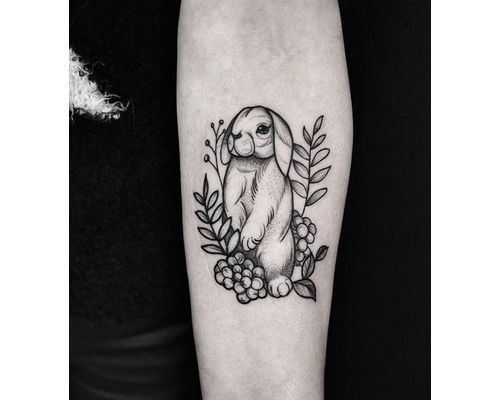 bunny in Old School Traditional Tattoos  Search in 13M Tattoos Now   Tattoodo