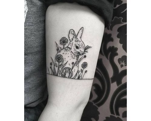 45 Amazing Rabbit Tattoos with Meaning  Body Art Guru