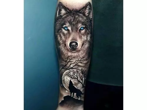 6149 Howling Wolf Tattoo Images Stock Photos  Vectors  Shutterstock