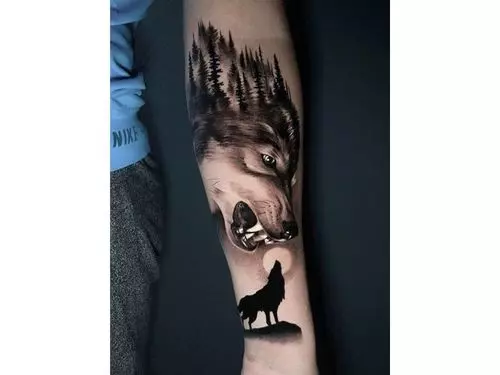 The lone wolf  Wolf tattoos for women Wolf tattoos Wolf tattoos men