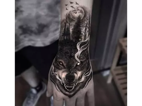 Wolf Tattoo Wallpapers  Top Free Wolf Tattoo Backgrounds  WallpaperAccess