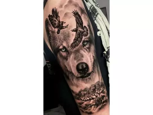 130 Best Wolf Tattoos for Men 2023  Howling Lone Tribal Designs