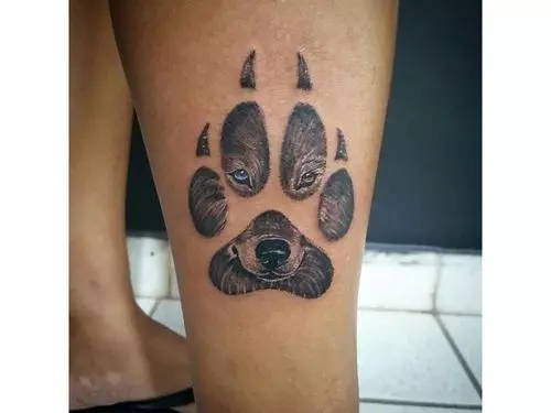Wolf Paw Tattoo