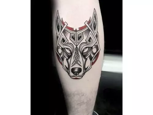 Celtic Wolf Tattoo