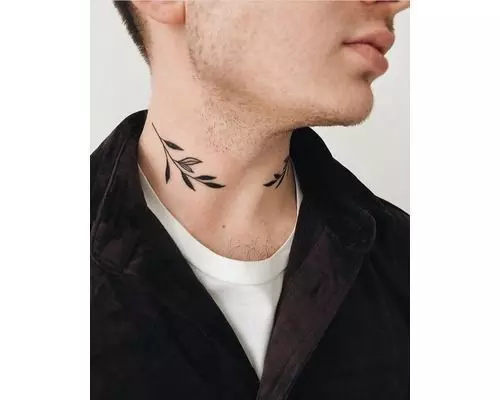 61 Creative Small Men Neck Tattoo Designs  Psycho Tats