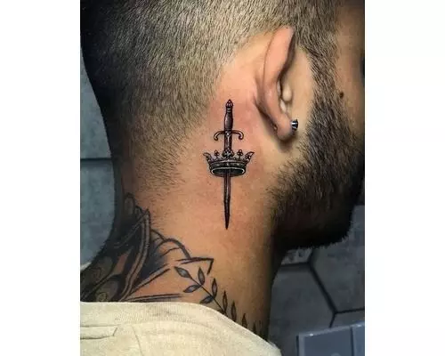 Neck tattoos for men lots of possibilities and meanings  tattooers