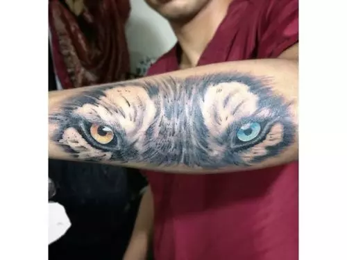 Eyes Of the Wolf Tattoo
