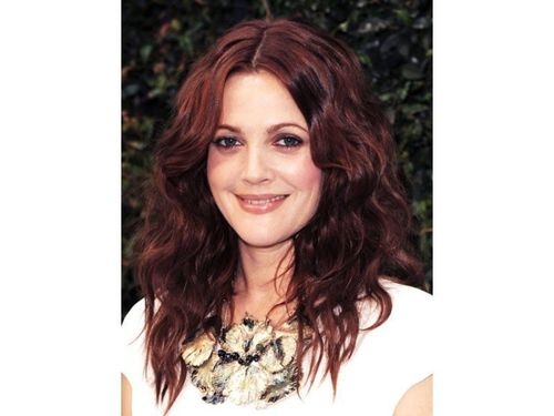 Drew Barrymore's Auburn Haircolor