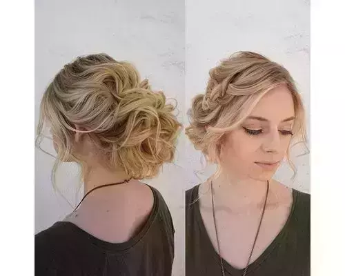 Beautiful MESSY BUN WITH FRONT PUFF HAIRSTYLE  Hairstyle girl  Wedding  Hairstyle  YouTube