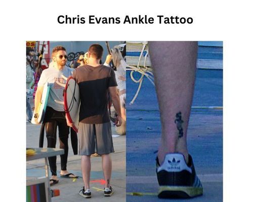 Chris Evans ankle Tattoo