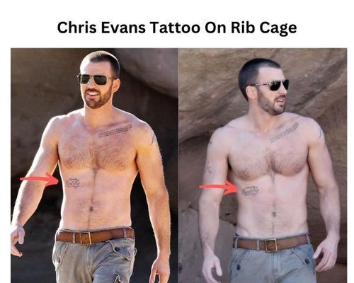 Chris Evans Rib Cage Tattoo