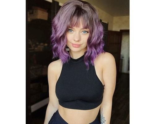 purple-bob-hairstyle
