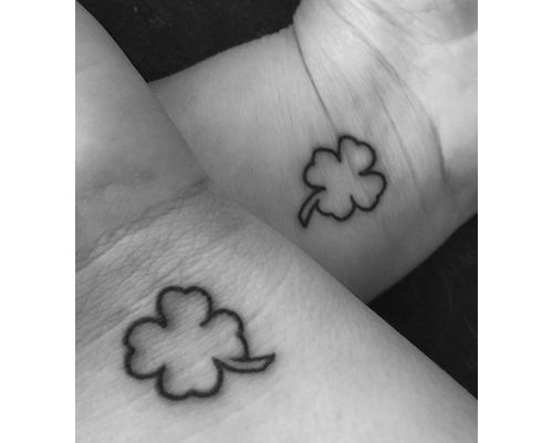 22 Three Leaf Clover Mother And Daughter Tattoos