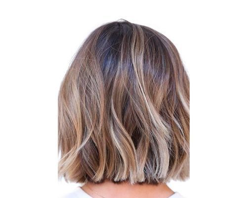 Blunt Haircut With Balayage