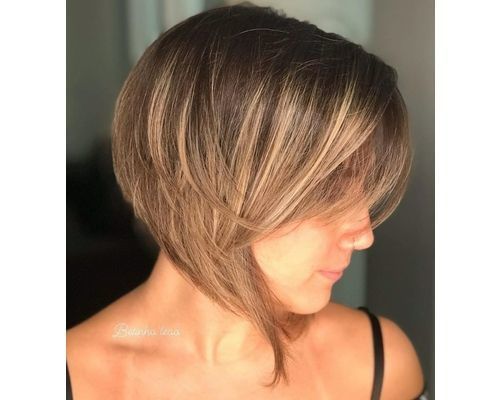 Feathered Rounded Bob