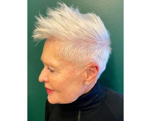 25 Best Haircuts For Older Women With Thin Hair | Fabbon