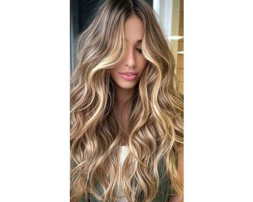 Honey Blonde Nude Waves