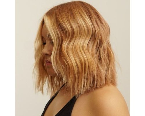 Honey Blonde Short Hair