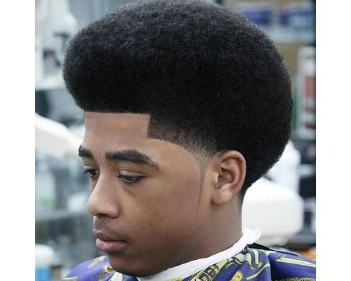 Afro with Line Up