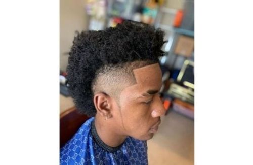 Shaved Tapered Frohawk (1)
