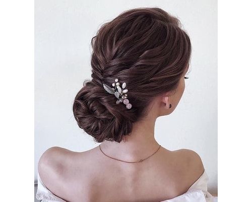 Side Swept French Twist