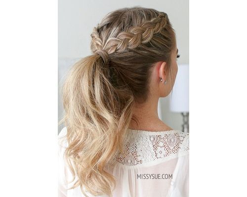 braided ponytail