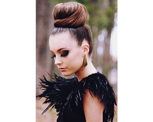 elegant ballerina bun