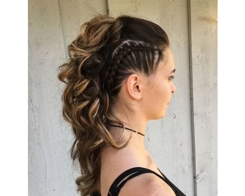 Punk Inspired Spiked Updo