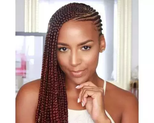 Side Swept Braids