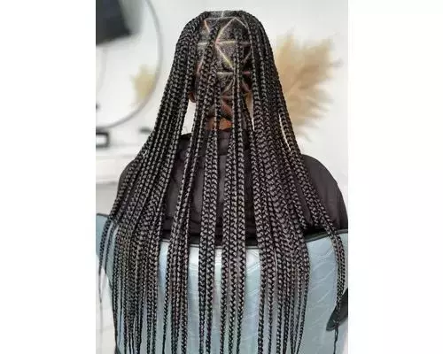 Triangle Box Braids