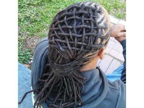 Prom hairstyle for black guys with long hair