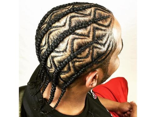 Intricate cornrows