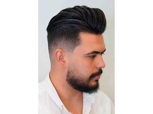 Quiff With Asymmetrical Layers