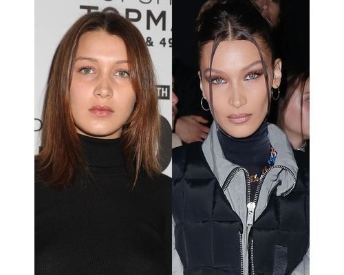 Bella Hadid before & after ✨
