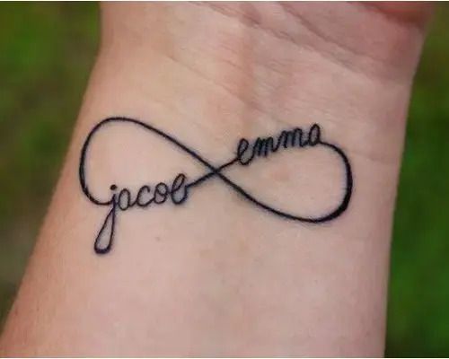 name-infinity-tattoo-design