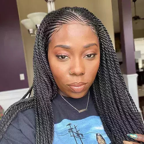 KNOTLESS SENEGALESE TWISTS WITH NO RUBBER BANDS 