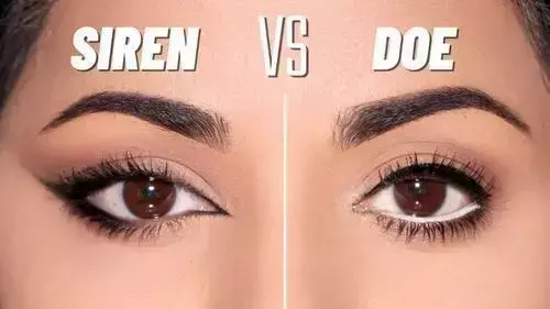 How To_ Beginner SIREN Eyes Vs DOE Eyes Makeup Tutorial