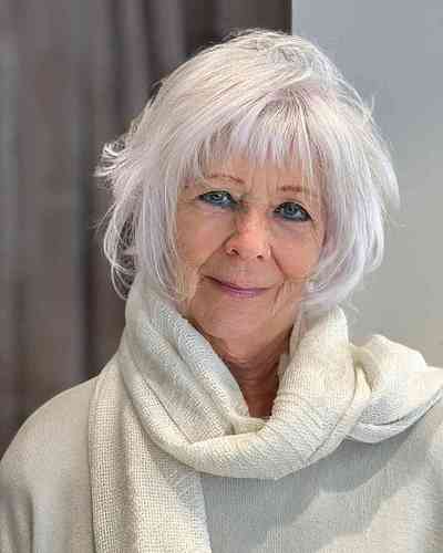 short-length-messy-choppy-layers-with-micro-bangs-for-older-ladies-over-60