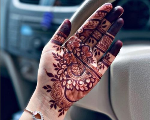 DIY Black and Red Shaded outlining mehendi design latest 2018 / Simple  Arabian shading henna design - YouTube